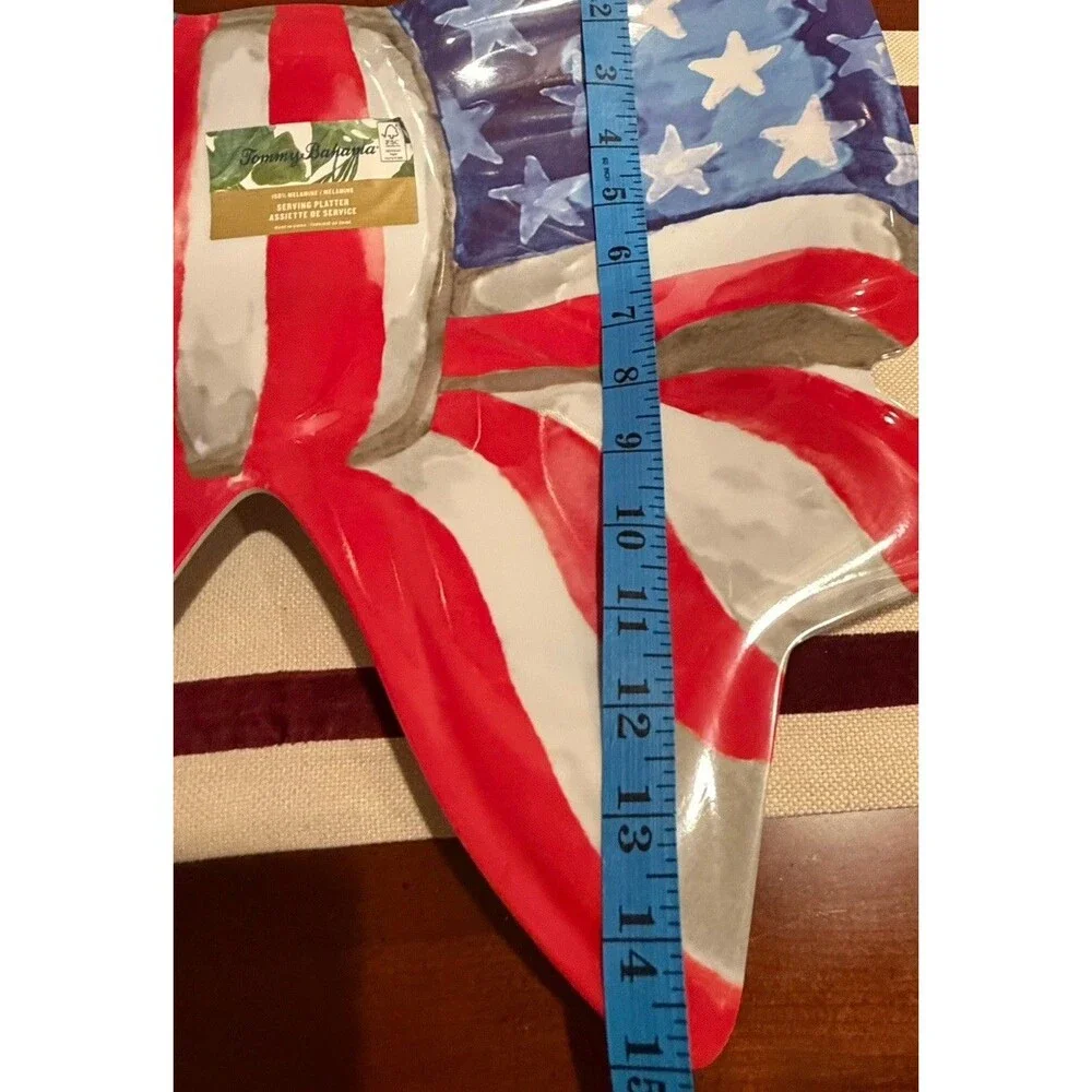 NEW Tommy Bahama Americana Melamine Serving Platter